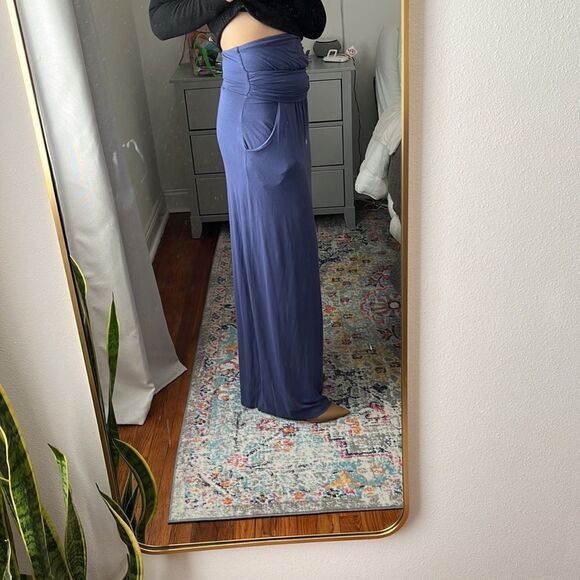 Cynthia Rowley Maternity Maxi Skirt Purple Size XS‎ - Picture 2 of 7